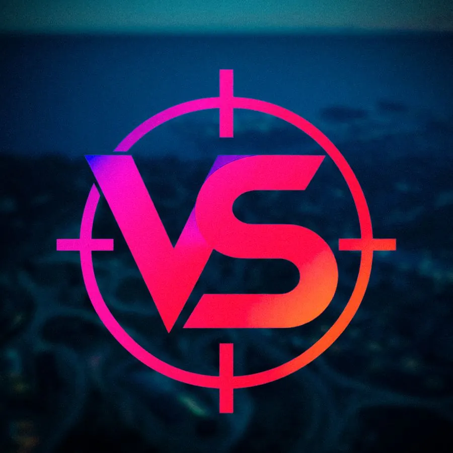 Vicescope crosshair VS logo mark